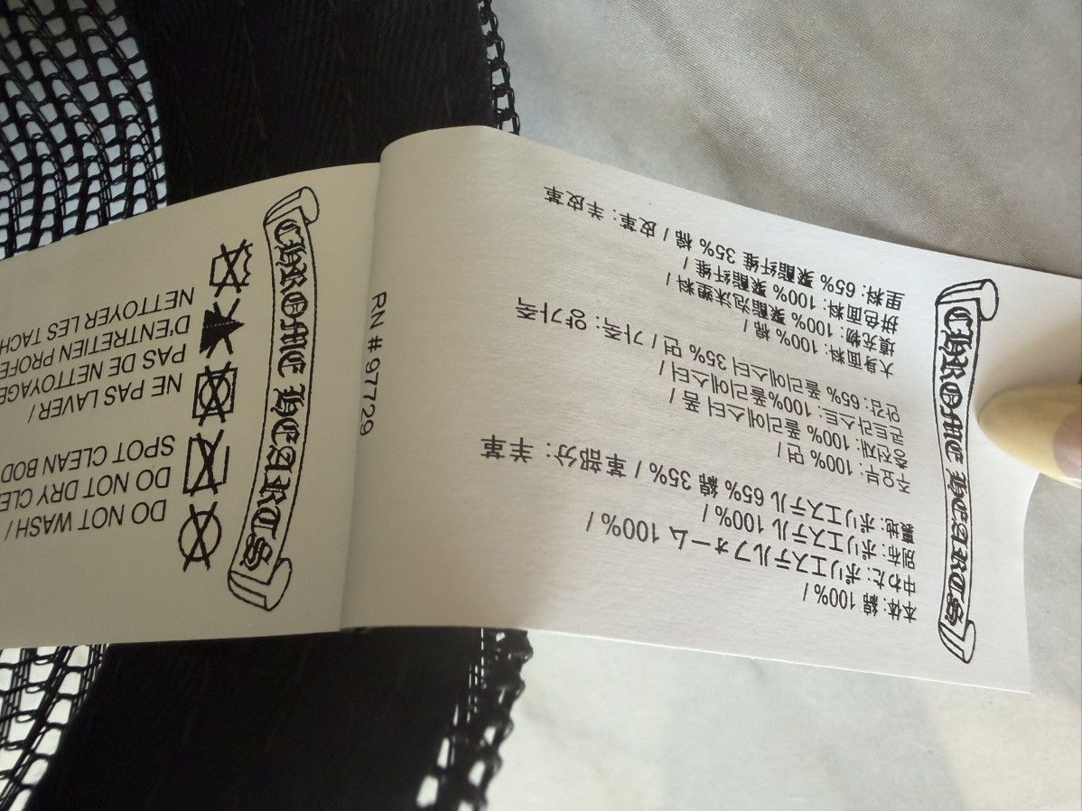 Chrome Hearts Chrome Hearts White Leather Patch Fuck Trucker Hat RARE Size ONE SIZE - 10 Thumbnail