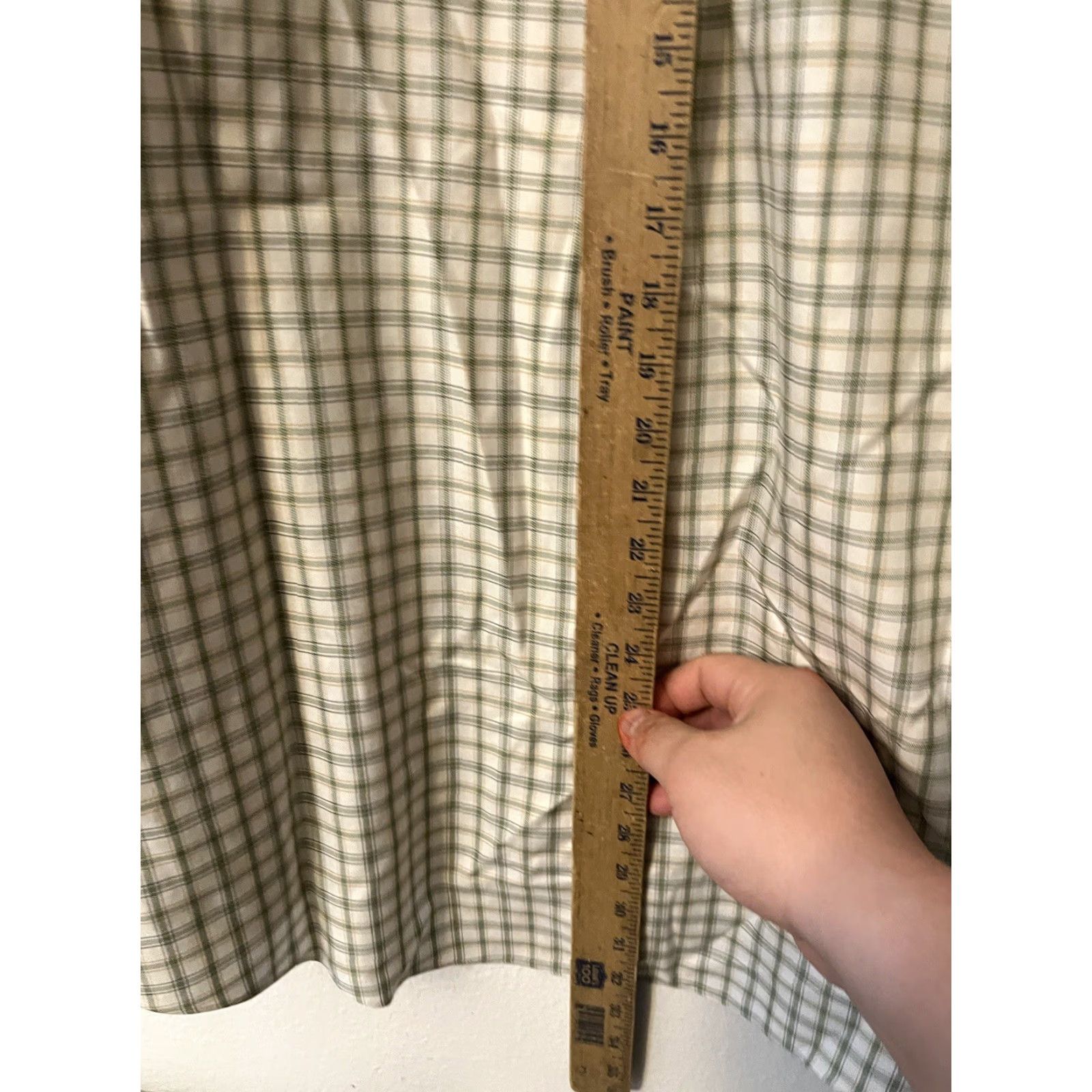 Brooks Brothers Brooks Brothers L/S Shirt Mens Green White Gingham Plaid Check Sz L Vintage Dress Shirt Regular Stone? (Oops) Size US L / EU 52-54 / 3 - 5 Thumbnail
