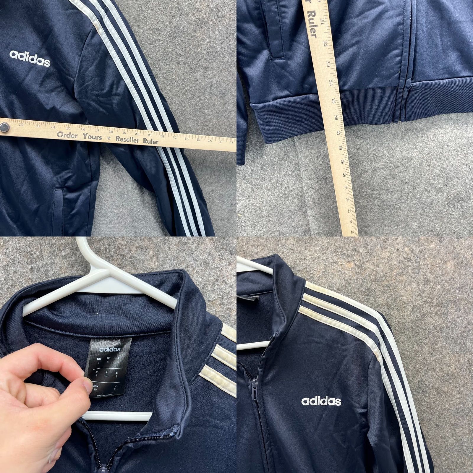 Adidas VINTAGE Adidas Track Jacket Mens Small Navy Blue Firebird Stripes Full Zip 90s Size US S / EU 44-46 / 1 - 8 Thumbnail
