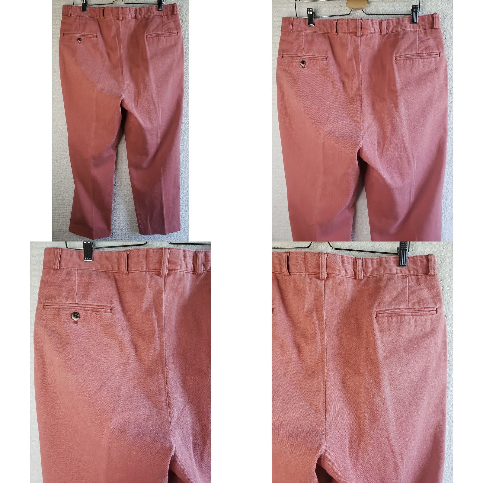 Vintage Puritan Regatta Reds Chino Pants Men's 36x32 Red Straight Regular Cotton Twill Vintage: No Size US 36 / EU 52 - 8 Thumbnail