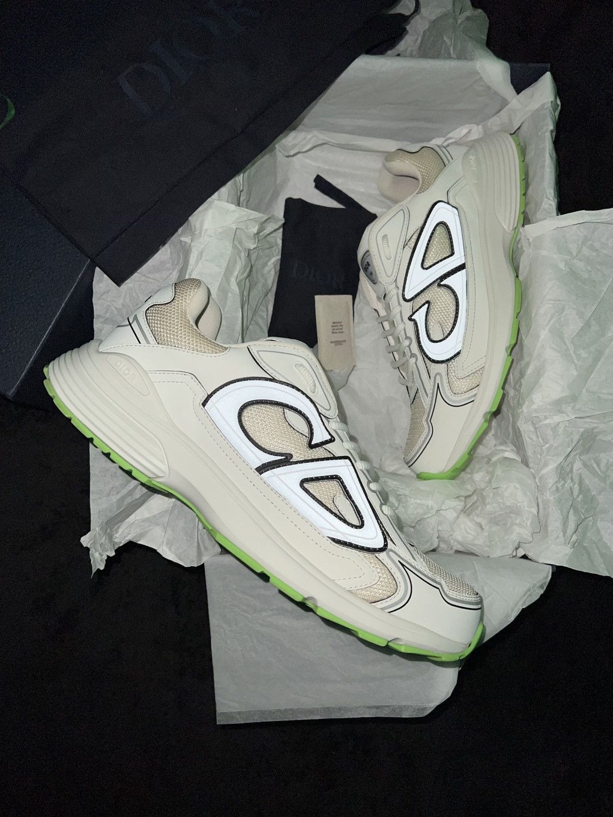 Dior Christian Dior B30 “Lime Bottom” Size US 10 / EU 43 - 1 Thumbnail