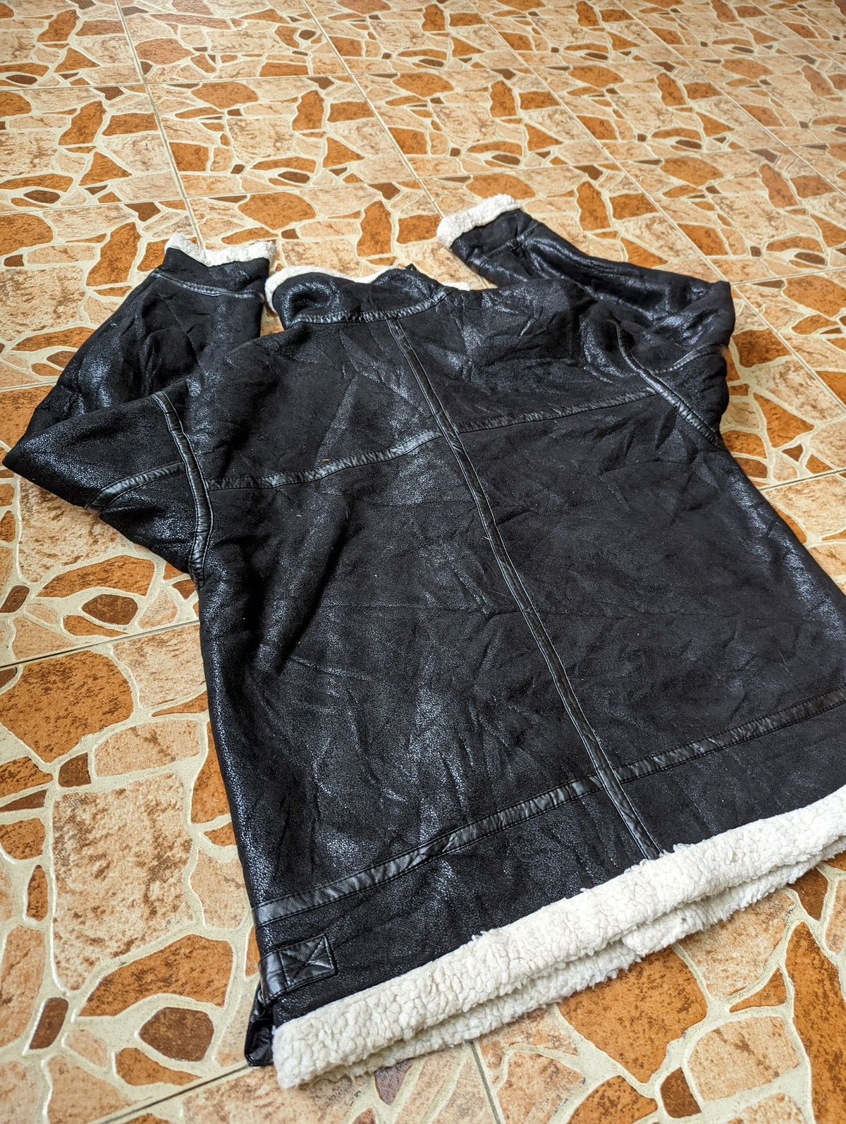 Japanese Brand Faux Cherpa Fleece Jacket Riche Glamour Size US M / EU 48-50 / 2 - 5 Thumbnail