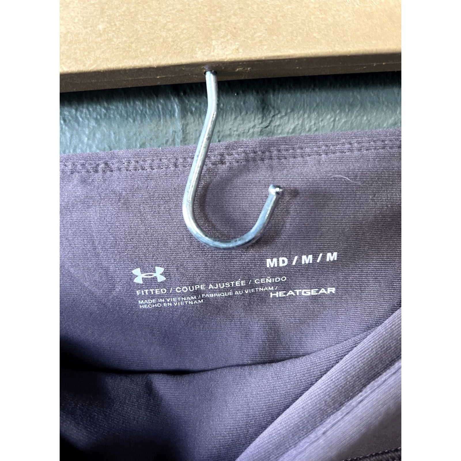 Under Armour Under Armour Womens Leggings Purple Cropped Athletic Size M Medium Size 32" / US 10 / IT 46 - 3 Thumbnail