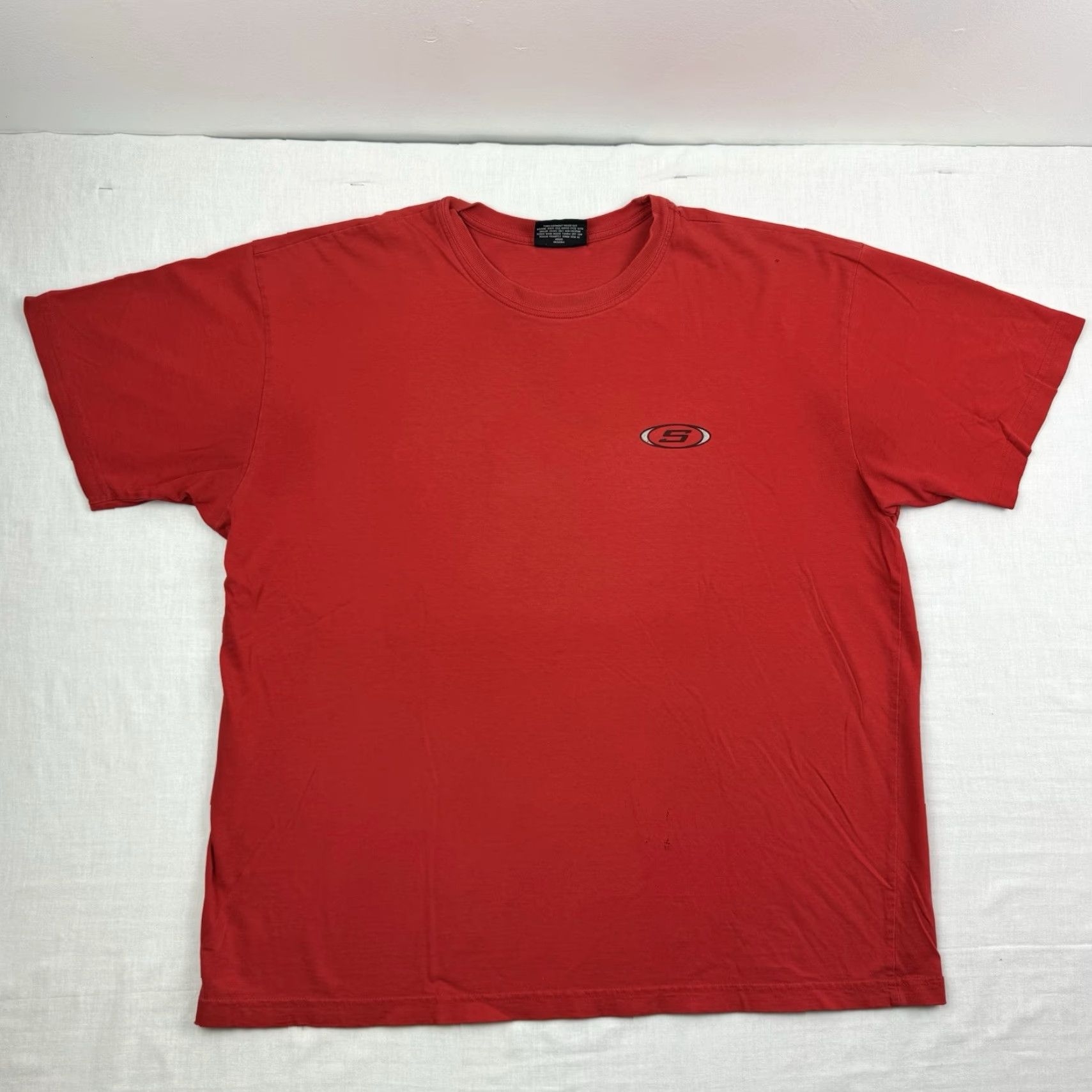 Vintage Vintage Structure T Shirt Adult XL Red Grunge Hipster Punk 90s Y2K Graphic Sport Size US XL / EU 56 / 4 - 5 Thumbnail