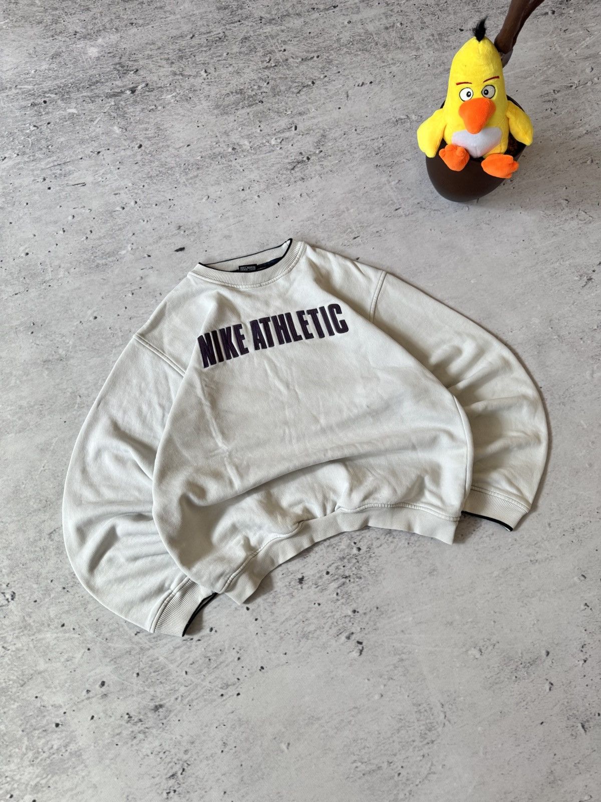 Nike × Vintage NIKE VINTAGE CENTER LOGO OVERSIZE BAGGY FIT SWEATSHIRT Size US S / EU 44-46 / 1 - 1 Thumbnail