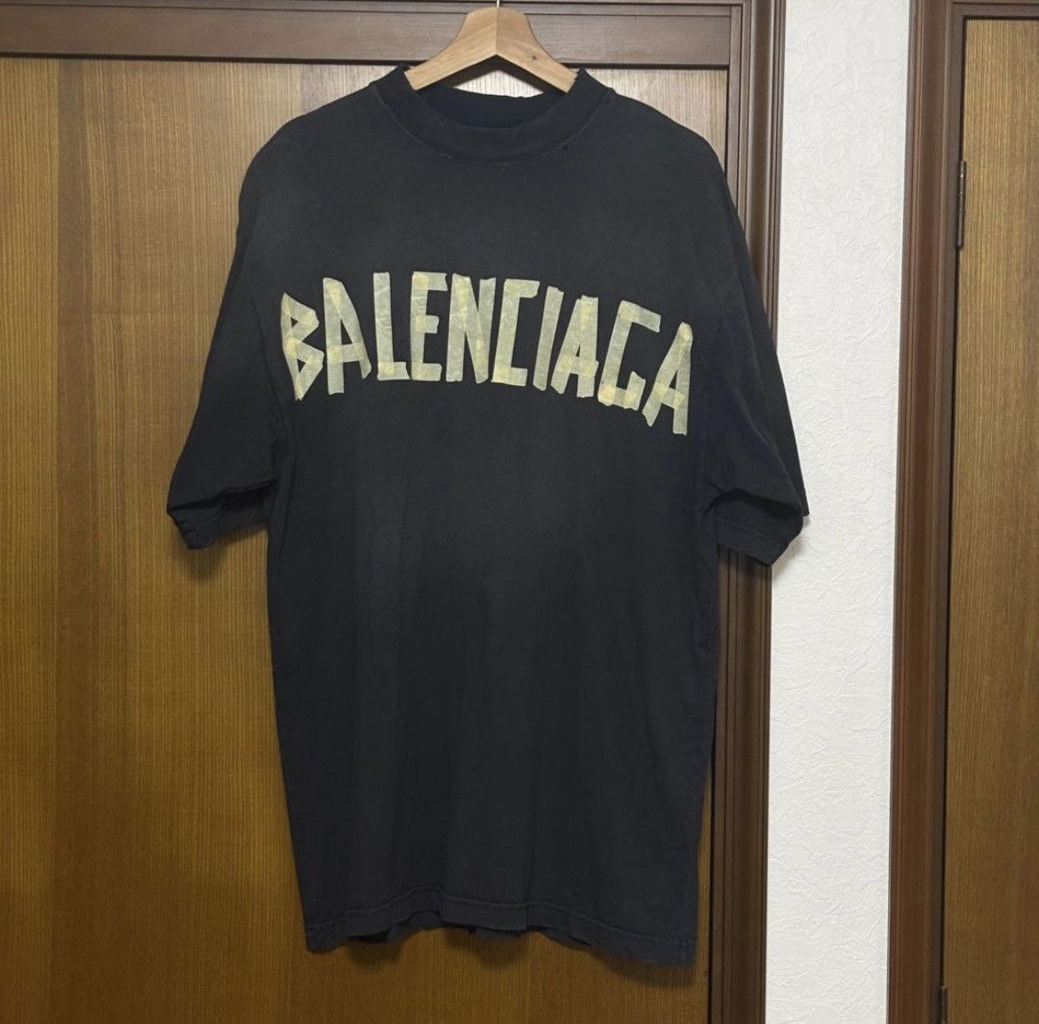 Balenciaga tape logo t-shirt