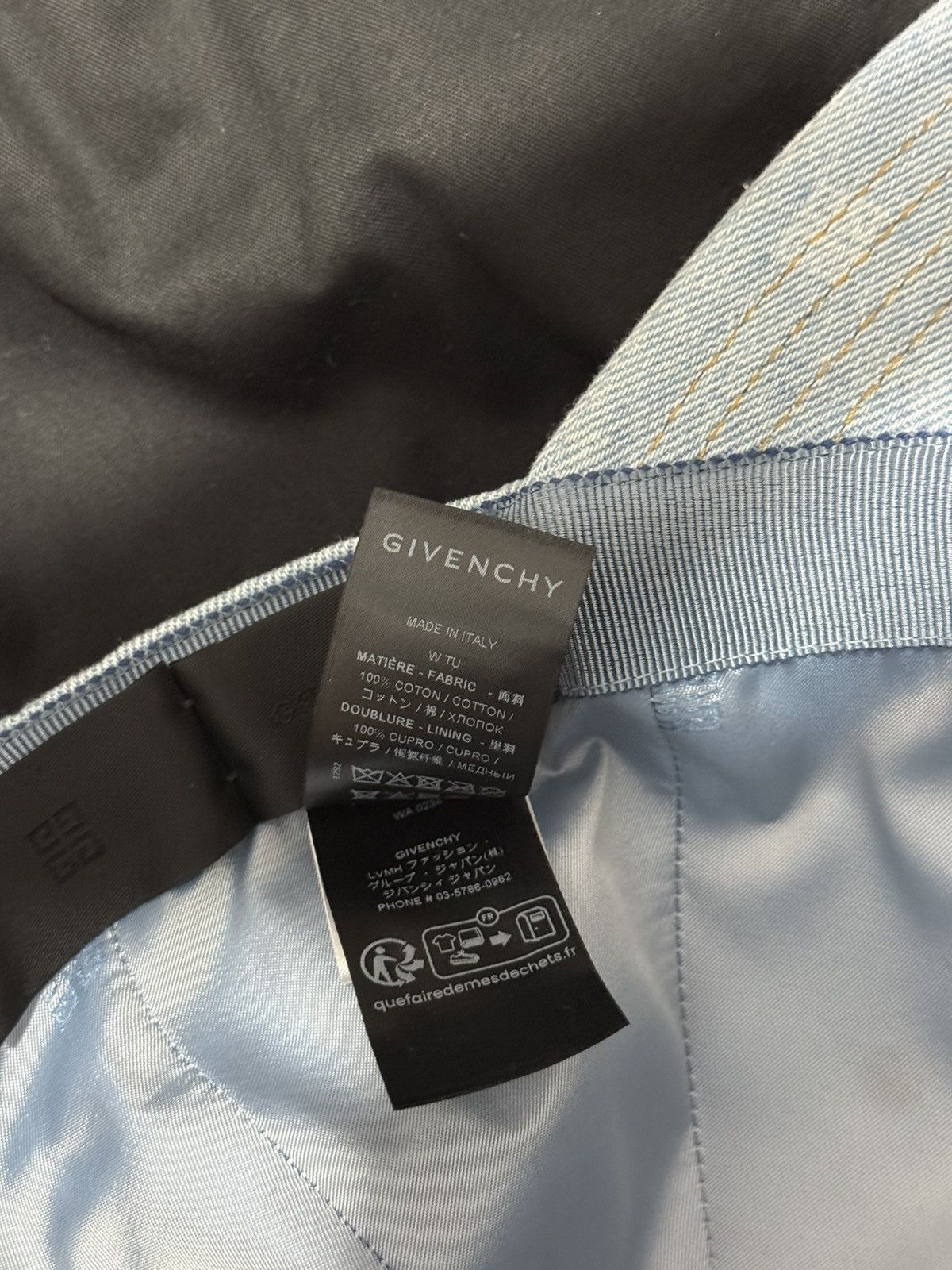 Givenchy Brand New Givenchy Light Blue Denim Hat Size ONE SIZE - 5 Thumbnail