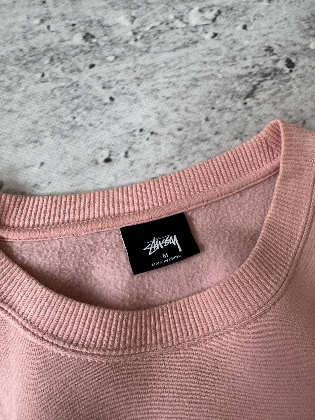 Stussy × Vintage STUSSY CENTER HAFT LOGO OVERSIZE BAGGY FIT SWEATSHIRT Size US M / EU 48-50 / 2 - 7 Thumbnail