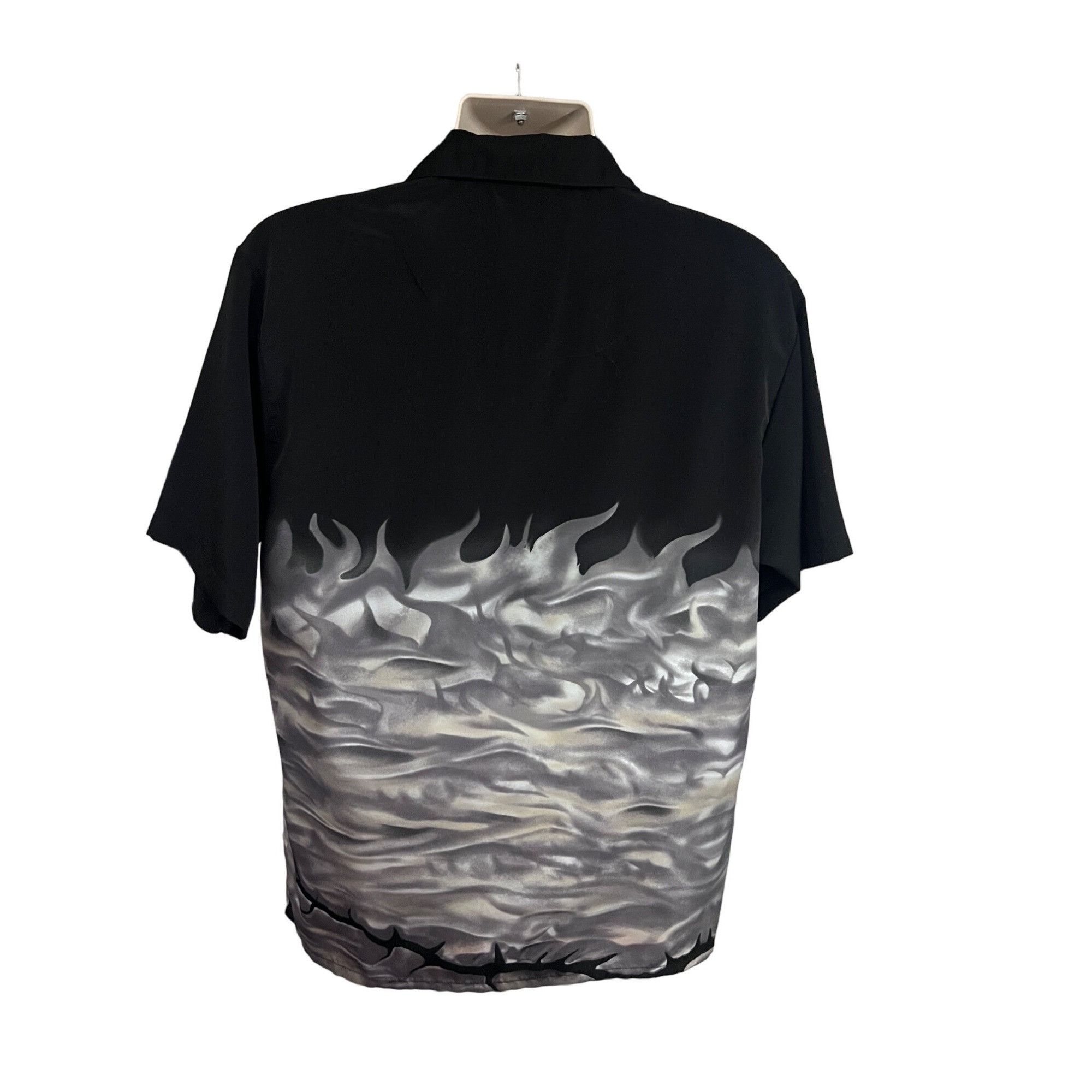 Vintage Rockhouse Roadhouse LA Mens Black Graphic Skulls Flames Butt Size US M / EU 48-50 / 2 - 2 Thumbnail