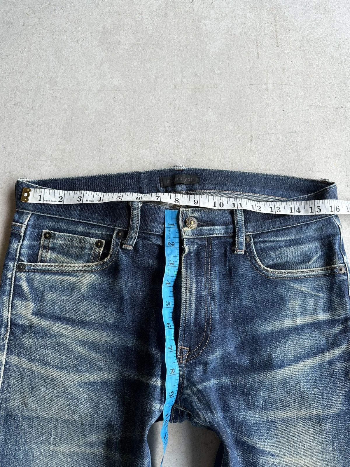 Kaihara Denim REDLINE ✨ Vintage UNIQLO JAPAN Jeans Kaihara Denim Pants Size US 32 / EU 48 - 8 Thumbnail