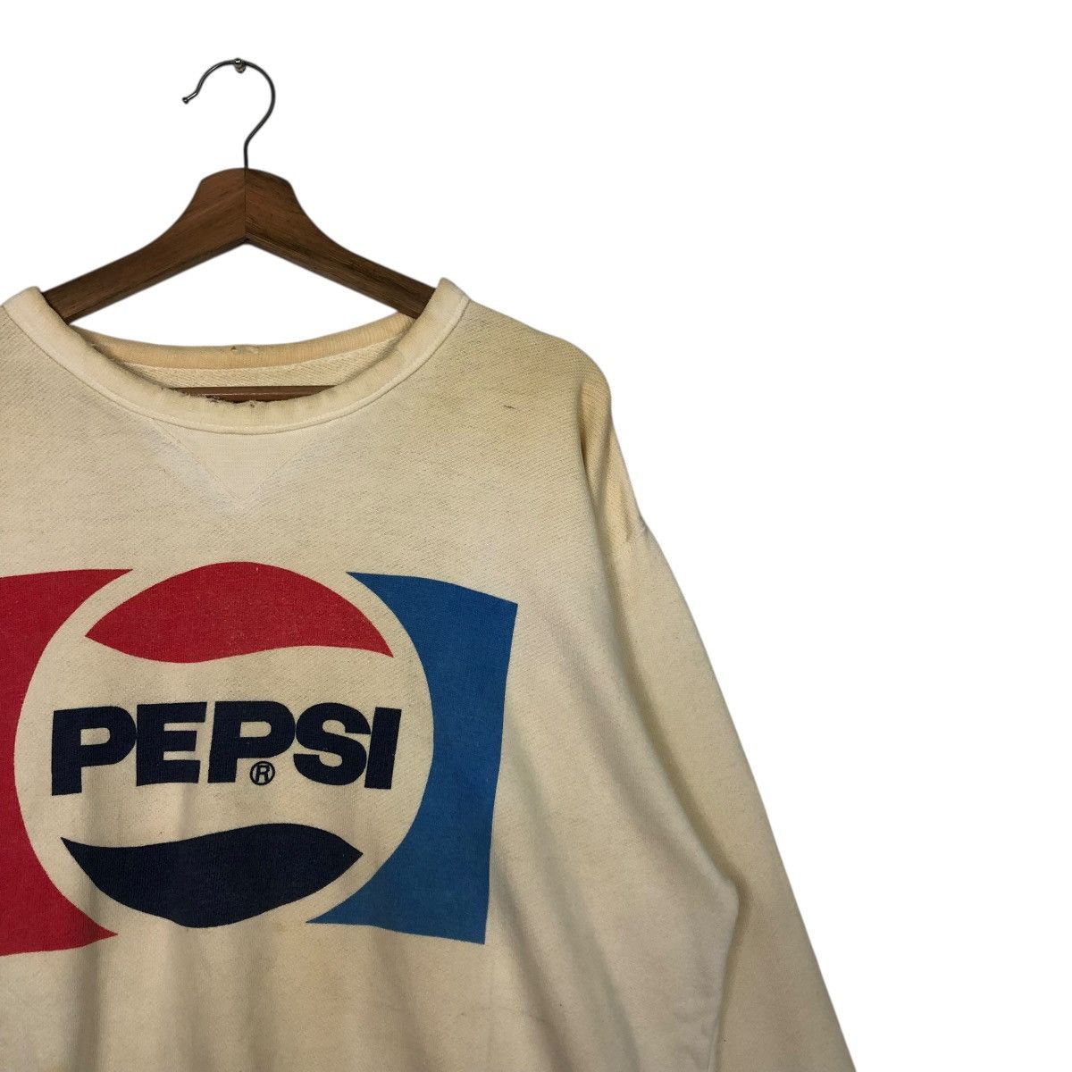 Vintage 🔥VINTAGE SWEATSHIRT CREWNECK DISTRESSED PEPSI BIG LOGO Size US L / EU 52-54 / 3 - 8 Thumbnail