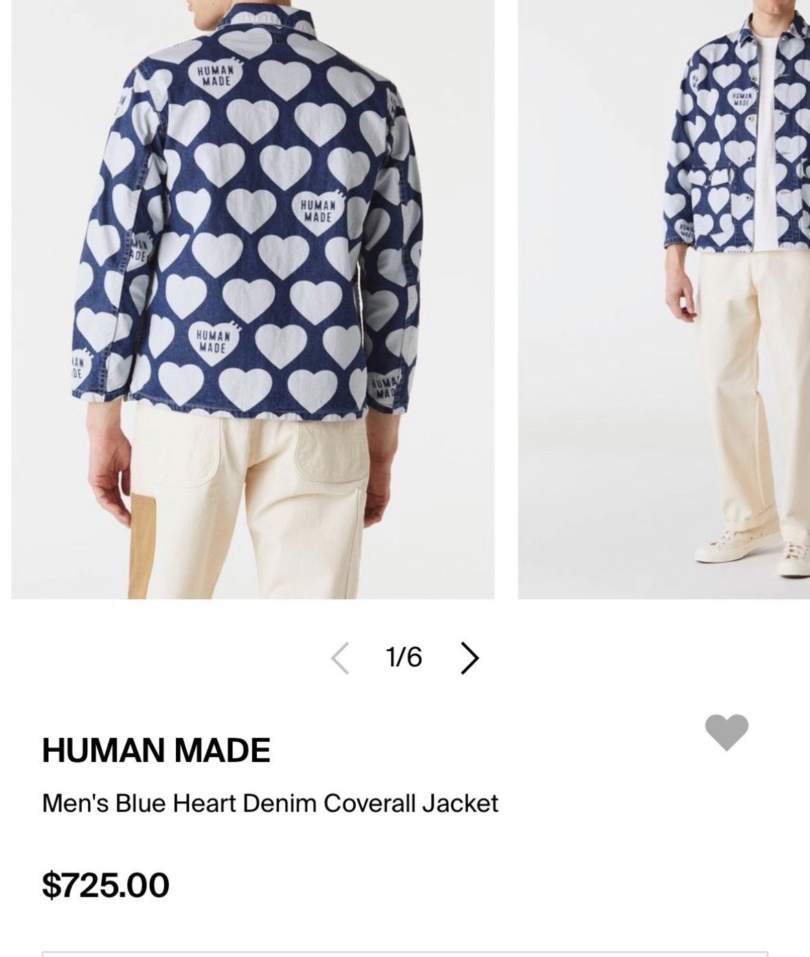 Human Made Human Made Denim overshirt Size US XL / EU 56 / 4 - 7 Thumbnail
