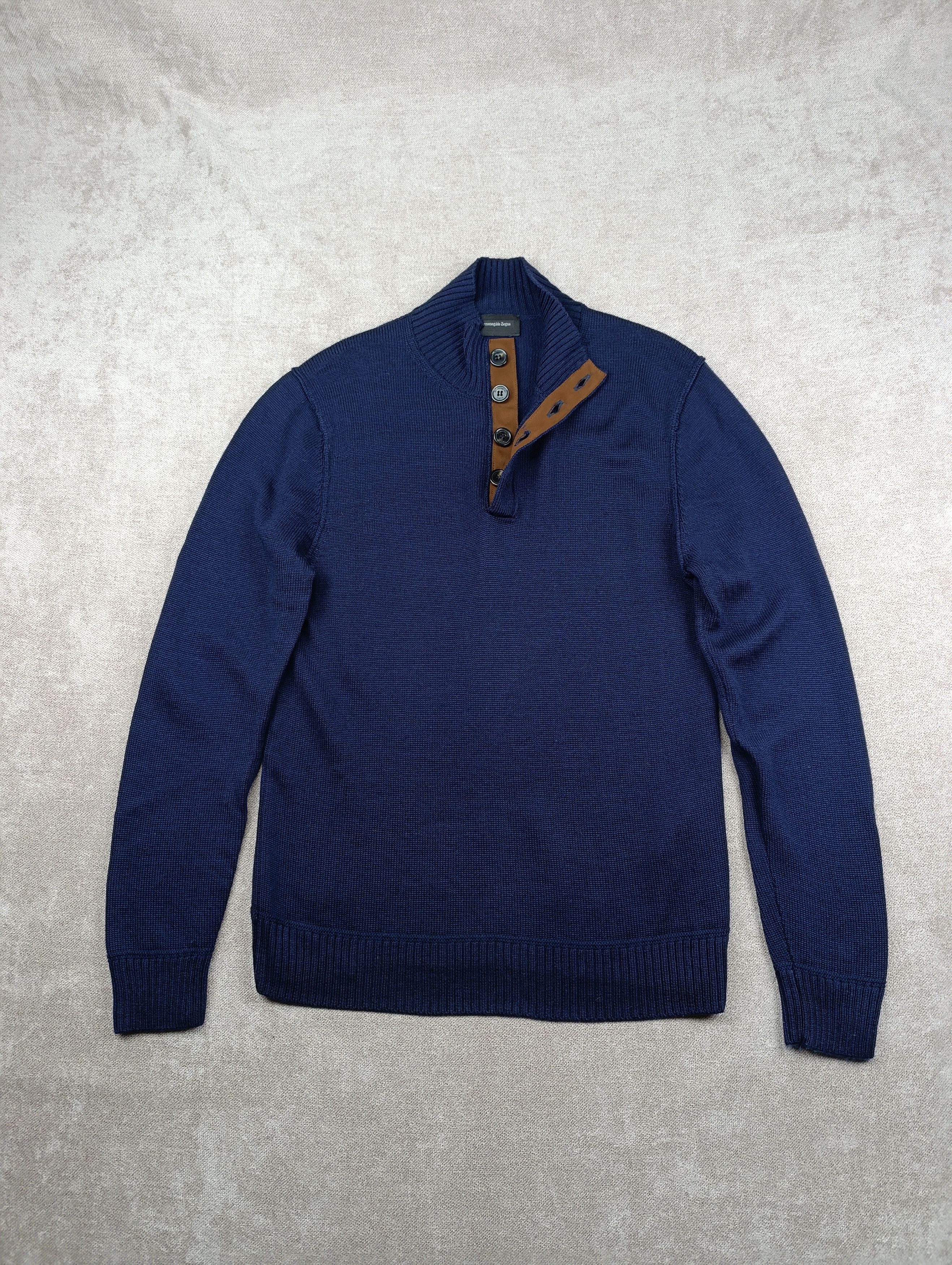 Ermenegildo Zegna Ermenegildo Zegna Mens Wool/Cashmere Sweater Size XL Size US XL / EU 56 / 4 - 1 Thumbnail