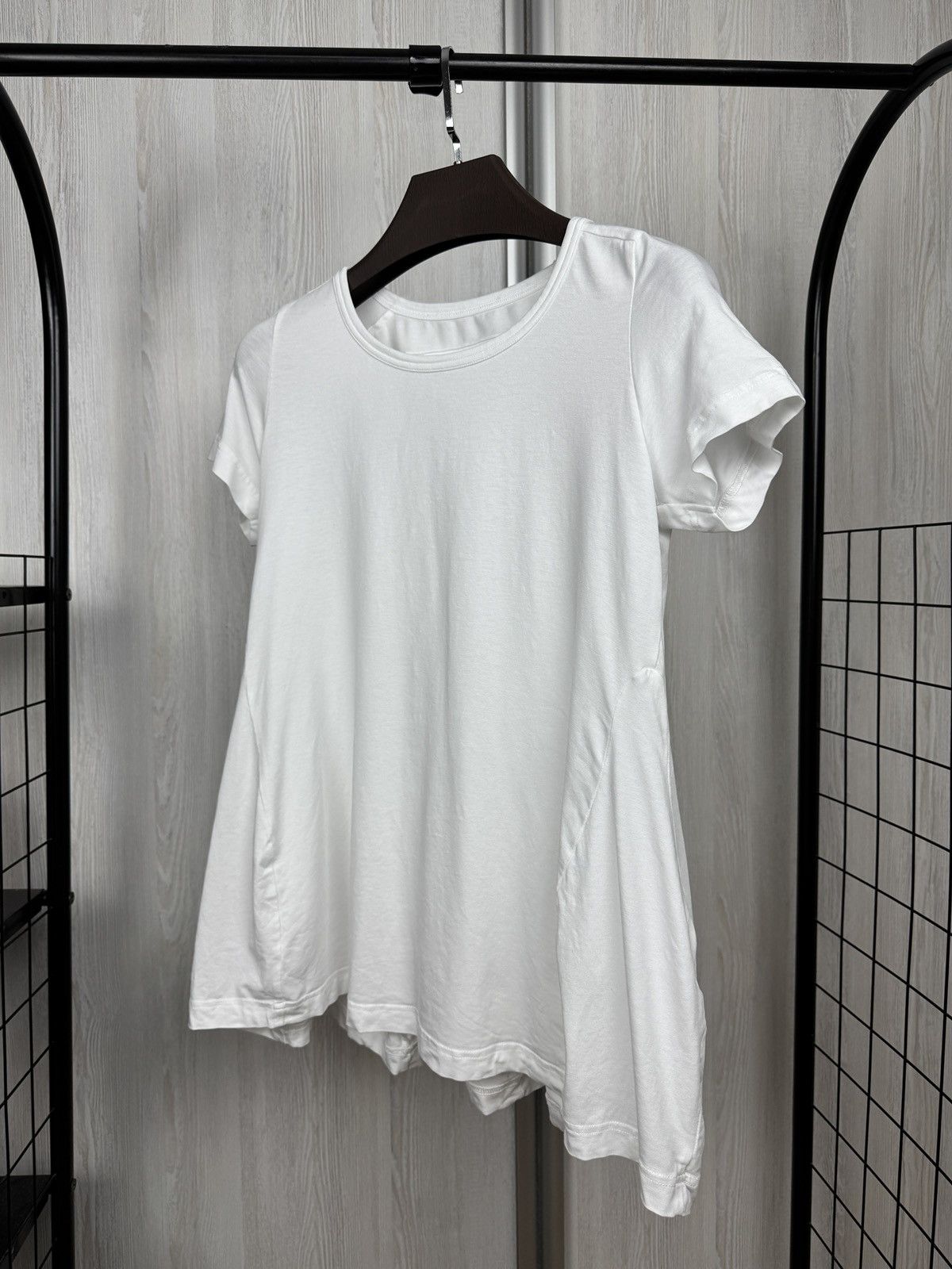 Rundholz Rundholz Black Label Blacktone white flared SS tee shirt Size S / US 4 / IT 40 - 6 Thumbnail