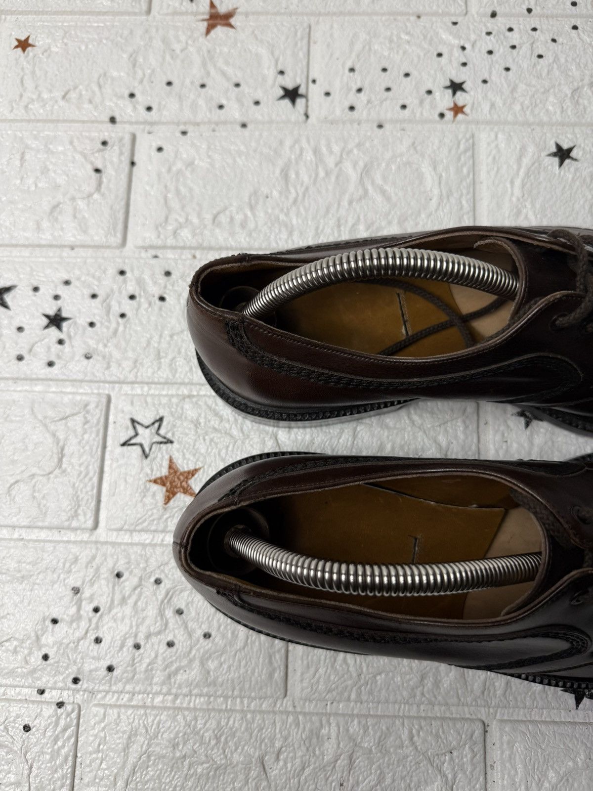 Bally Bally Parawet Oxford US9 UK8.5 EUR44 Vintage Brown Leather Size US 9 / EU 42 - 7 Thumbnail