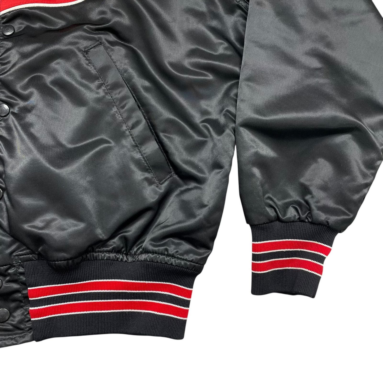 Vintage RARE 90s MILB BIRMINGHAM BARONS WILSON SATIN BOMBER 42 Size US L / EU 52-54 / 3 - 3 Thumbnail