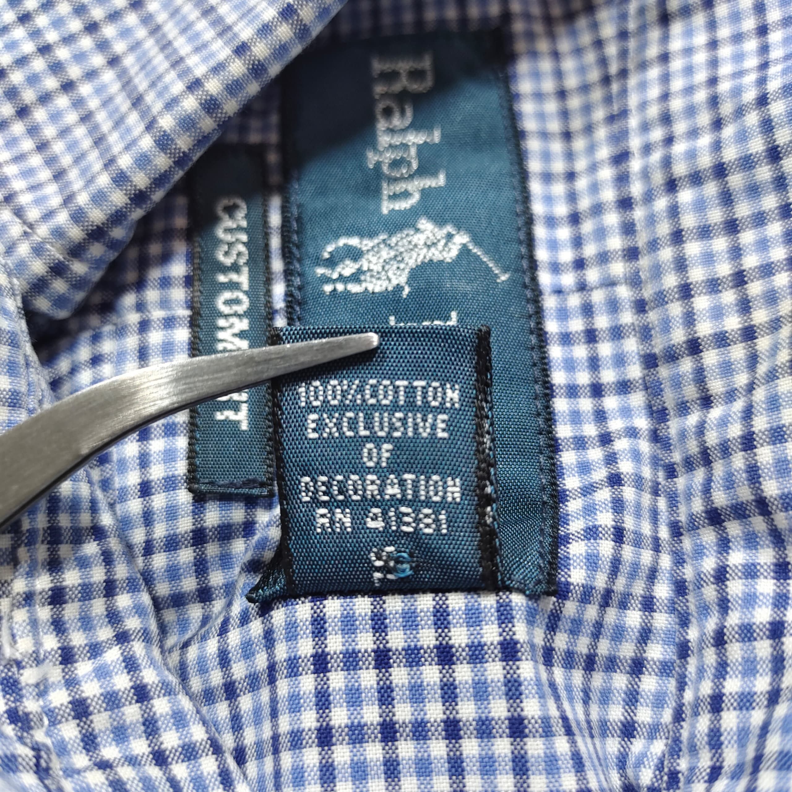 Other POLO RALPH LAUREN CHECK YARMOUTH BUTTON UP LONG SLEEVE SHIRT Size US M / EU 48-50 / 2 - 8 Thumbnail