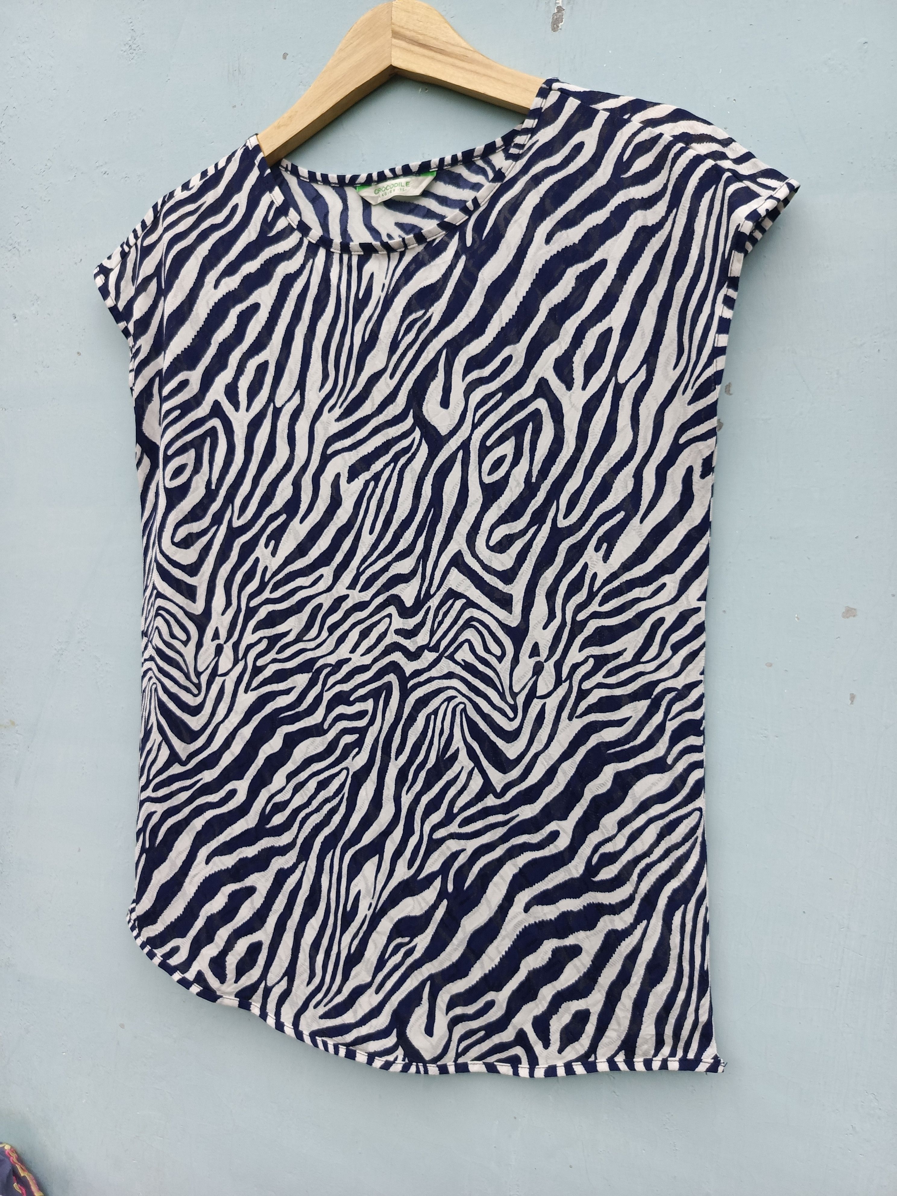 Japanese Brand × Other Crocodile pattern blouse Size M / US 6-8 / IT 42-44 - 5 Thumbnail