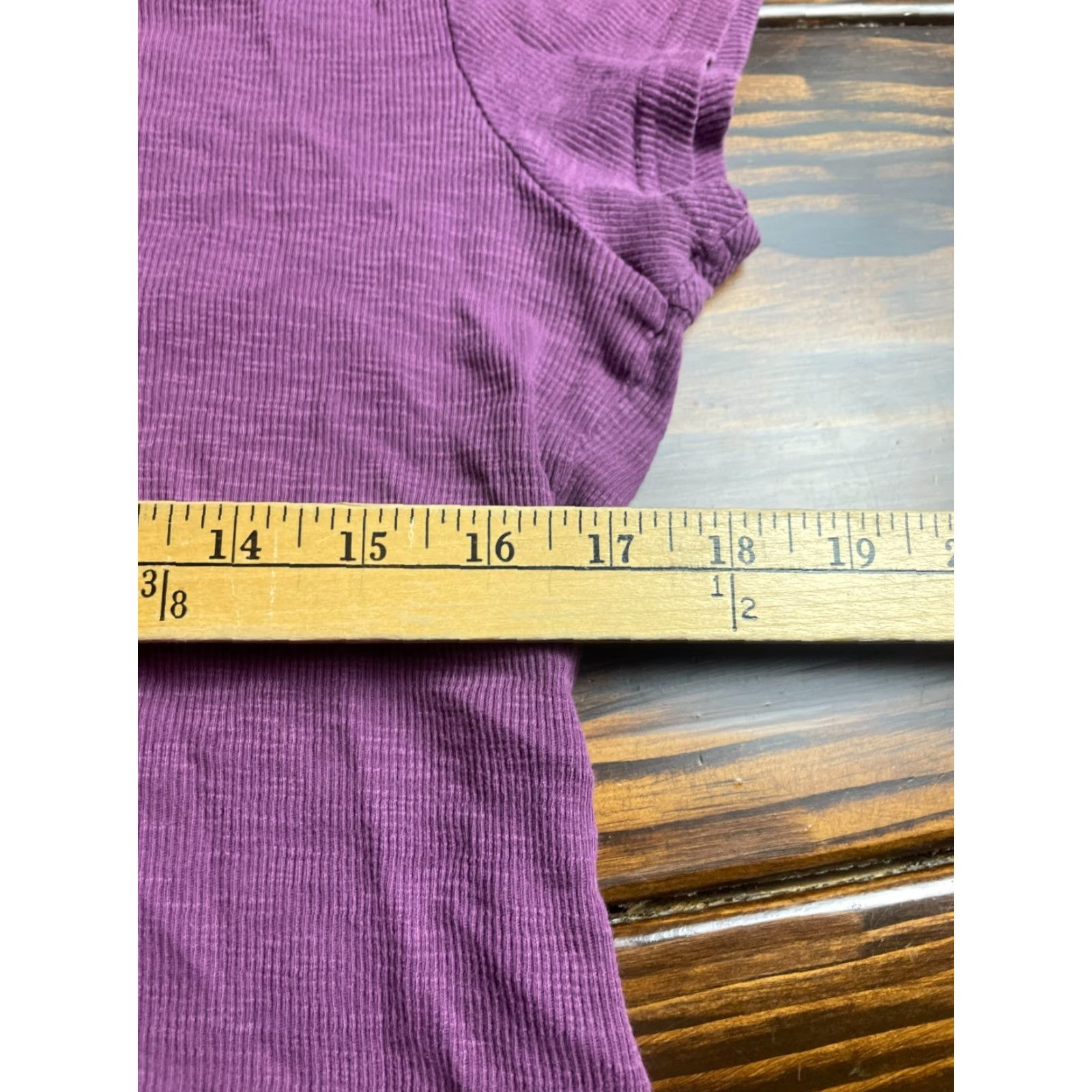 Vintage Christopher & Banks Shirt Women's Medium Purple Tee Short Sleeve T-Shirt Casual Modern Basics Size M / US 6-8 / IT 42-44 - 4 Thumbnail