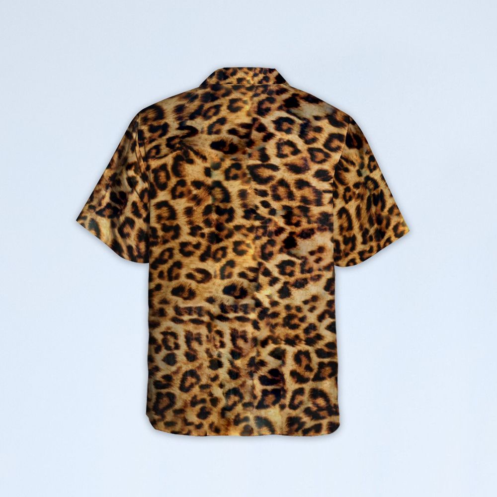 Designer × Vintage Brown Leopard-print Shirt In Black Size US S / EU 44-46 / 1 - 3 Thumbnail