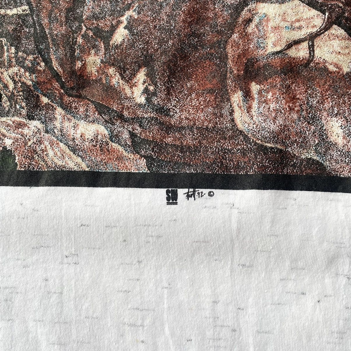 Band Tees × Rap Tees × Vintage 🔥RARE🔥 vintage 1992 grand canyon art nature tee by Oneita Size US XL / EU 56 / 4 - 10 Thumbnail