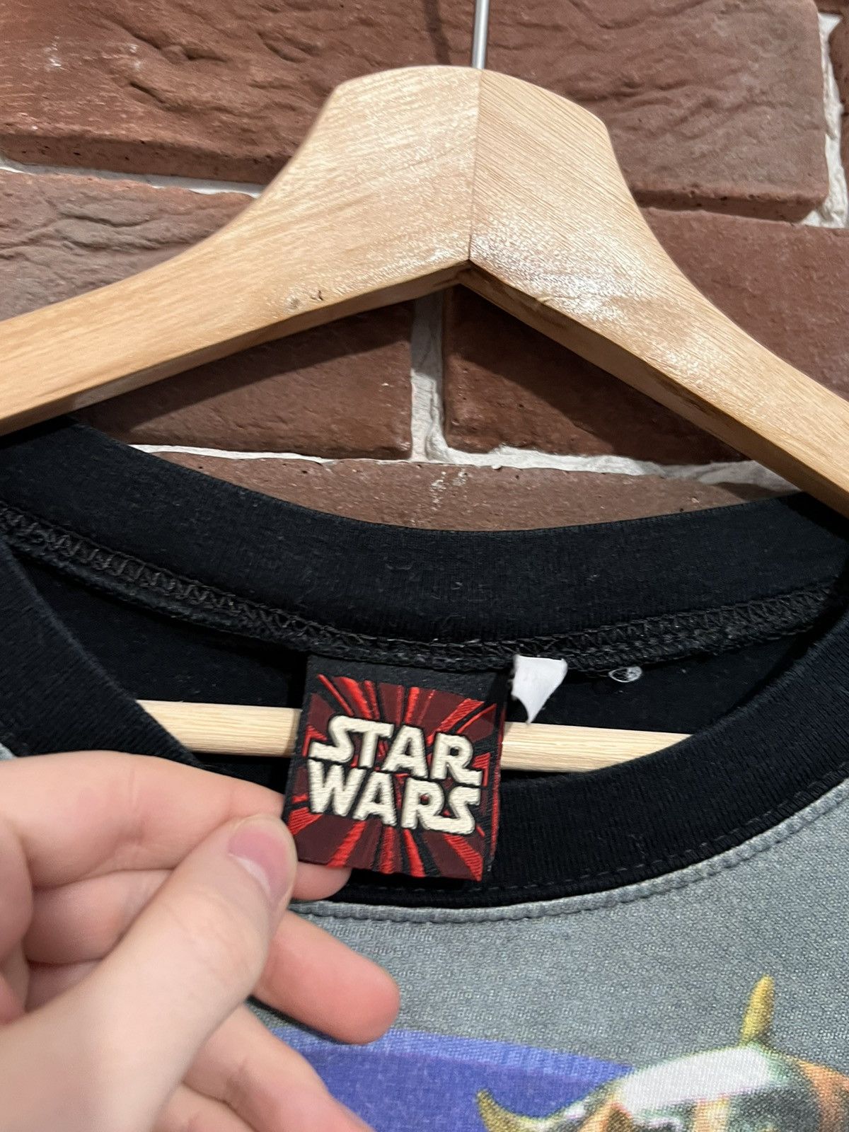 Star Wars Rare Vintage 90s Star Wars Darth Maul Tshirt Tatooine Anakin Size US XL / EU 56 / 4 - 5 Thumbnail