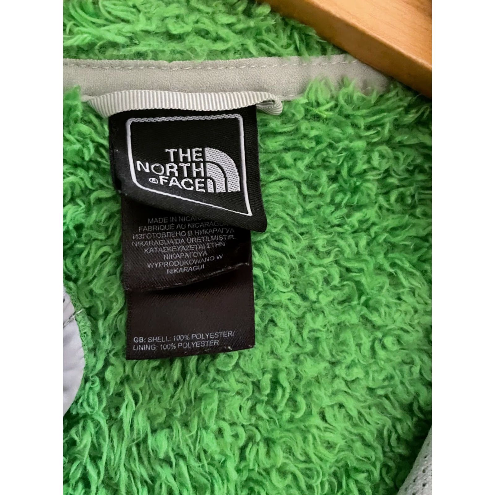 The North Face The North Face Jacket Womens Small Green Deep Pile Fuzzy Full Zip Size S / US 4 / IT 40 - 6 Thumbnail