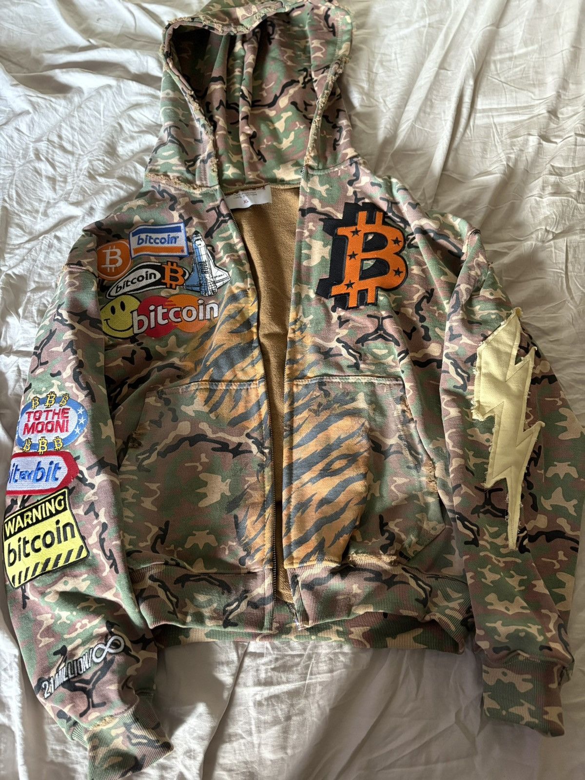 Other kings Play bitcoin zip up k1 hoodie Size US XL / EU 56 / 4 - 11 Thumbnail