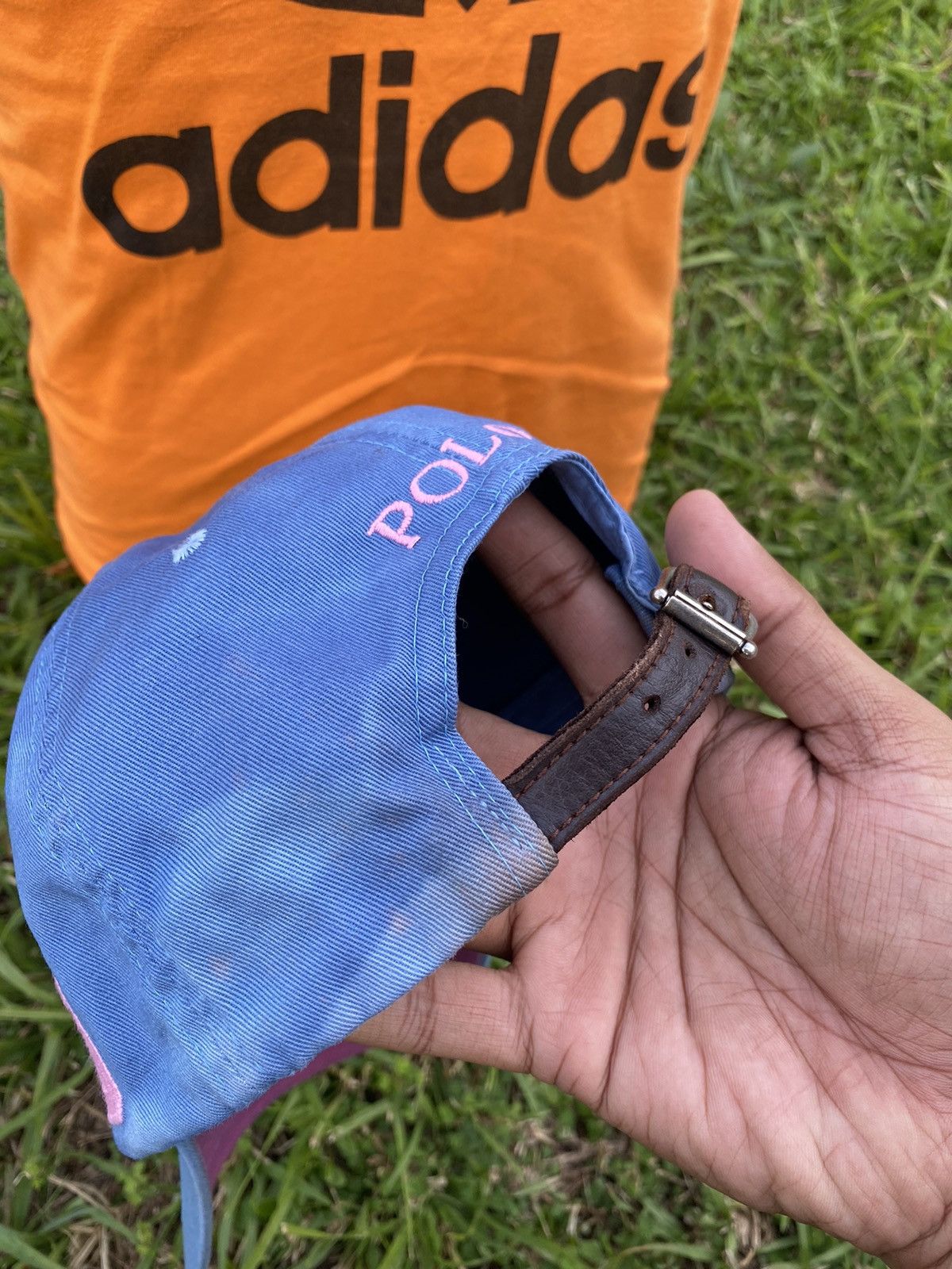 Vintage ❗️Distressed ❗️Vintage Polo Ralph Lauren Big Pony Logo Size ONE SIZE - 10 Thumbnail