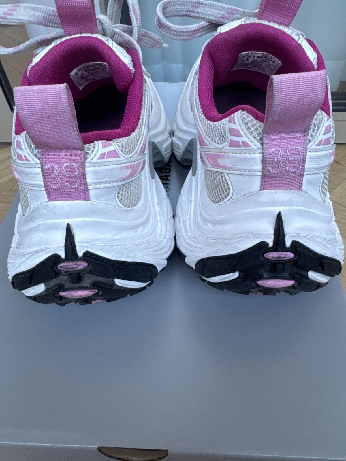 Balenciaga Balenciaga 6XL White&Pink Size US 9 / IT 39 - 4 Thumbnail