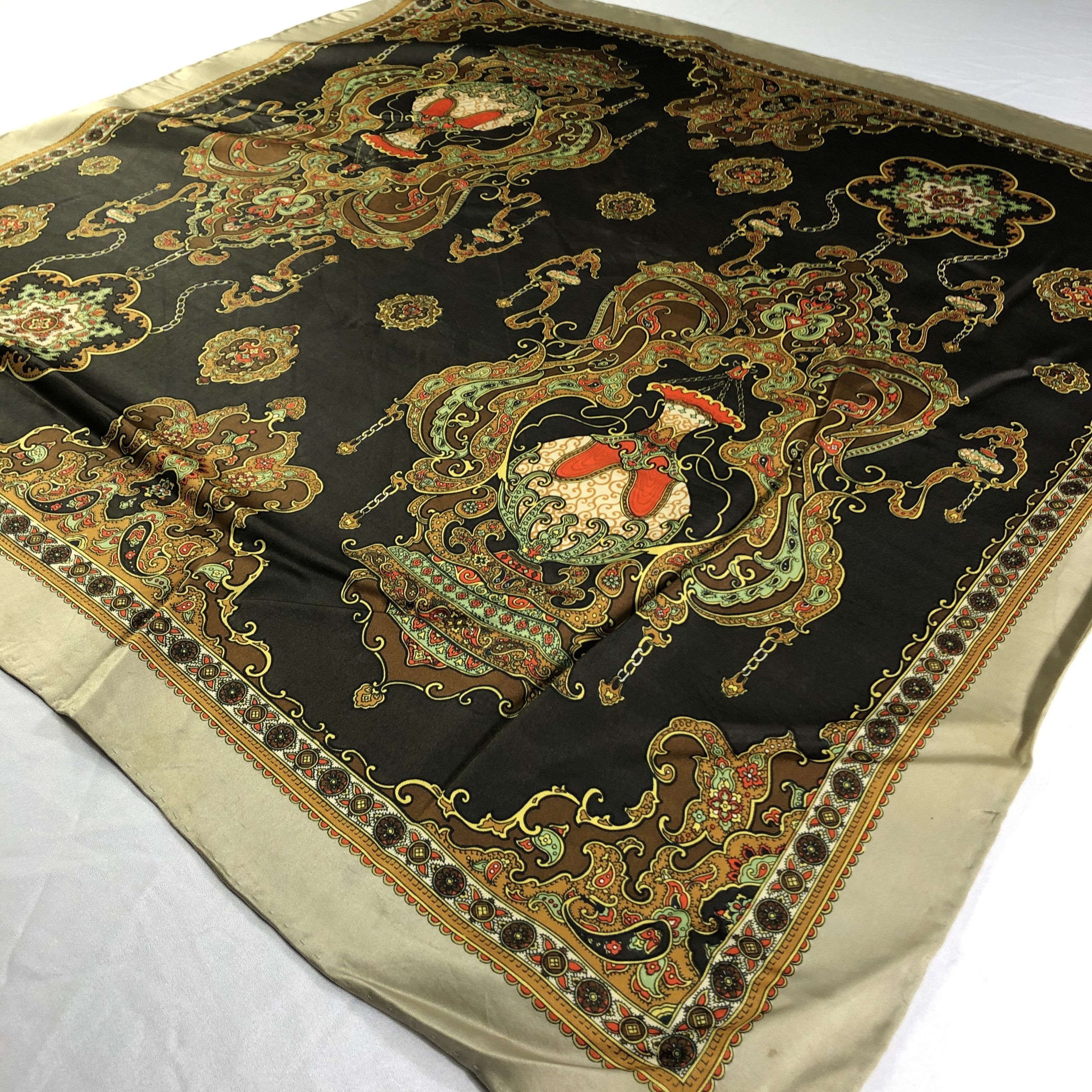 Vintage Vintage Silk Scarf Size ONE SIZE - 4 Thumbnail