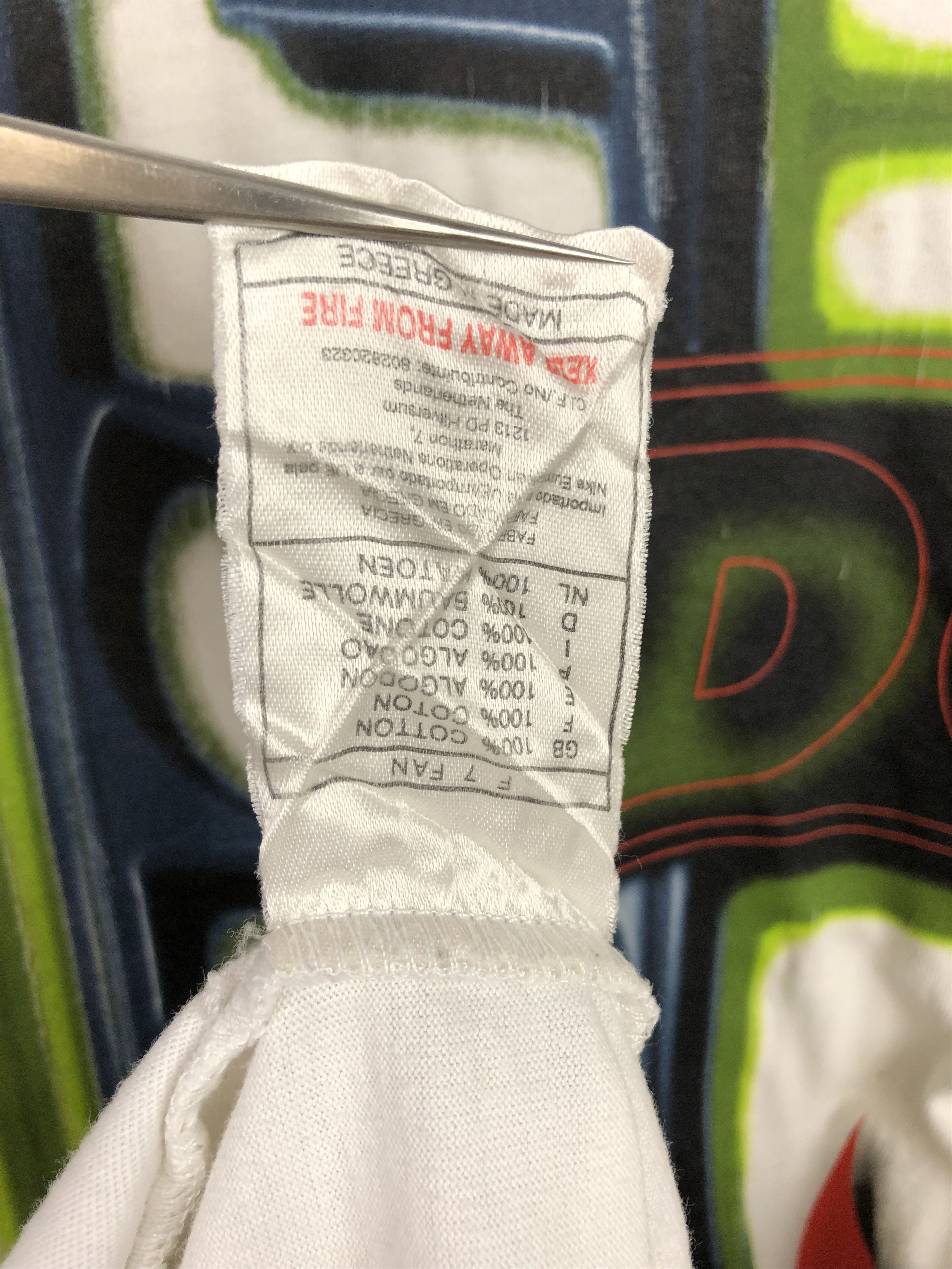 Nike Vintage Nike Just Do It Big Logo Over Print Shirt Tee Size US L / EU 52-54 / 3 - 7 Thumbnail