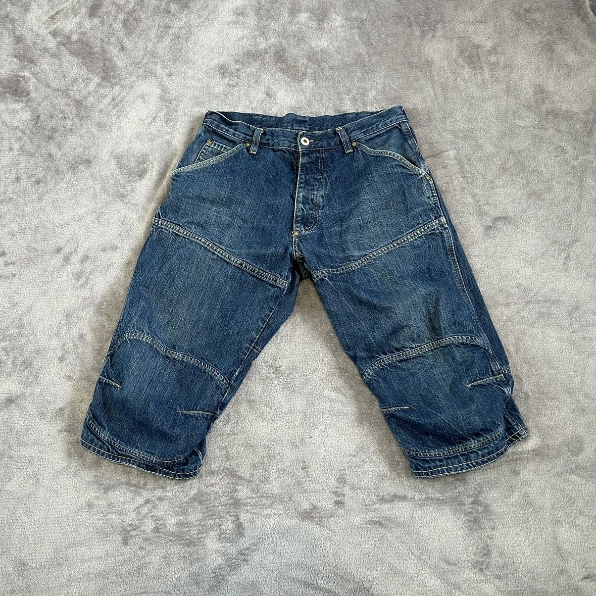 G-Star Navy G star shirts jorts mini logo denim pants Size US 31 - 1 Thumbnail