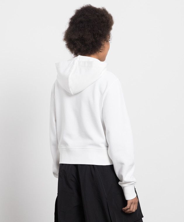 Palm Angels o1y1125 Hoodie in White Size S / US 4 / IT 40 - 3 Thumbnail