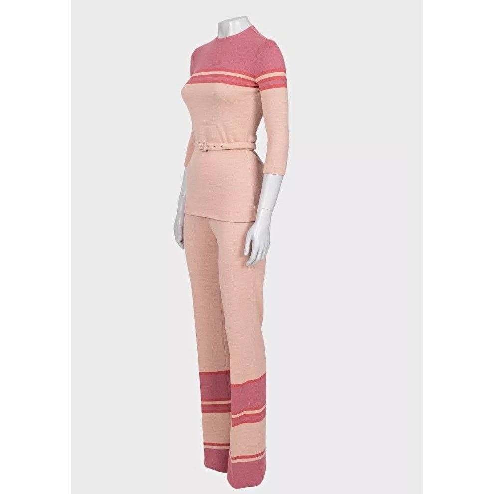Miu Miu Miu Miu Pink Striped Suit Set Sz.40/S Size S / US 4 / IT 40 - 2 Thumbnail