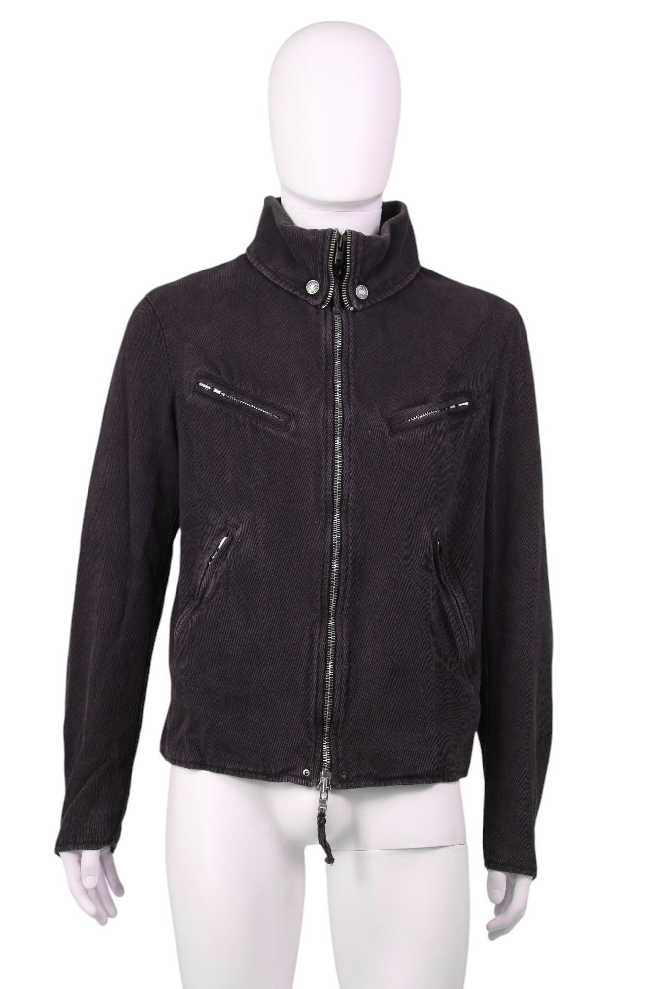 Giorgio Armani 1990's Multizip Cotton Jacket Size US L / EU 52-54 / 3 - 1 Thumbnail