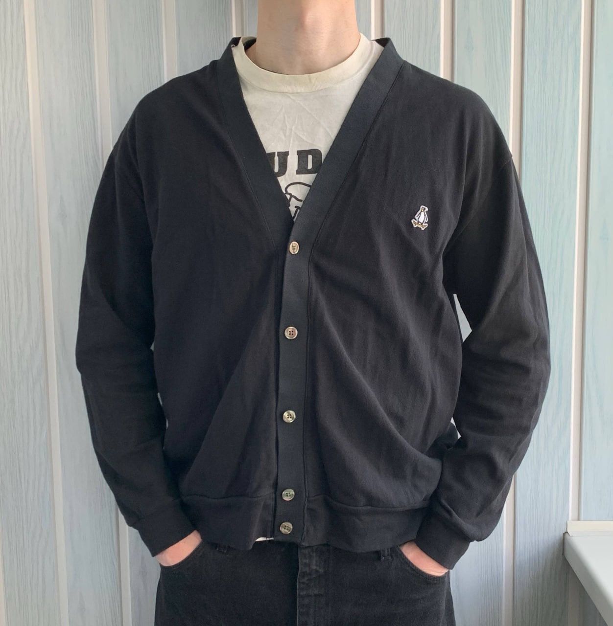 Beams Japan BEAMS x SSZ №18 2020 A/W Tokyo Black Skateboarding Cardigan Size US M / EU 48-50 / 2 - 2 Thumbnail