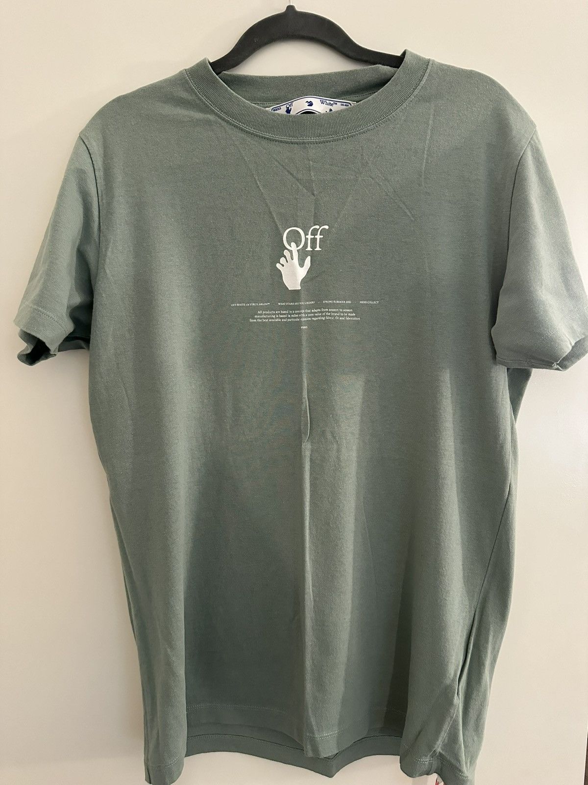image of Off White Graffiti in Green, Men's (Size Small)