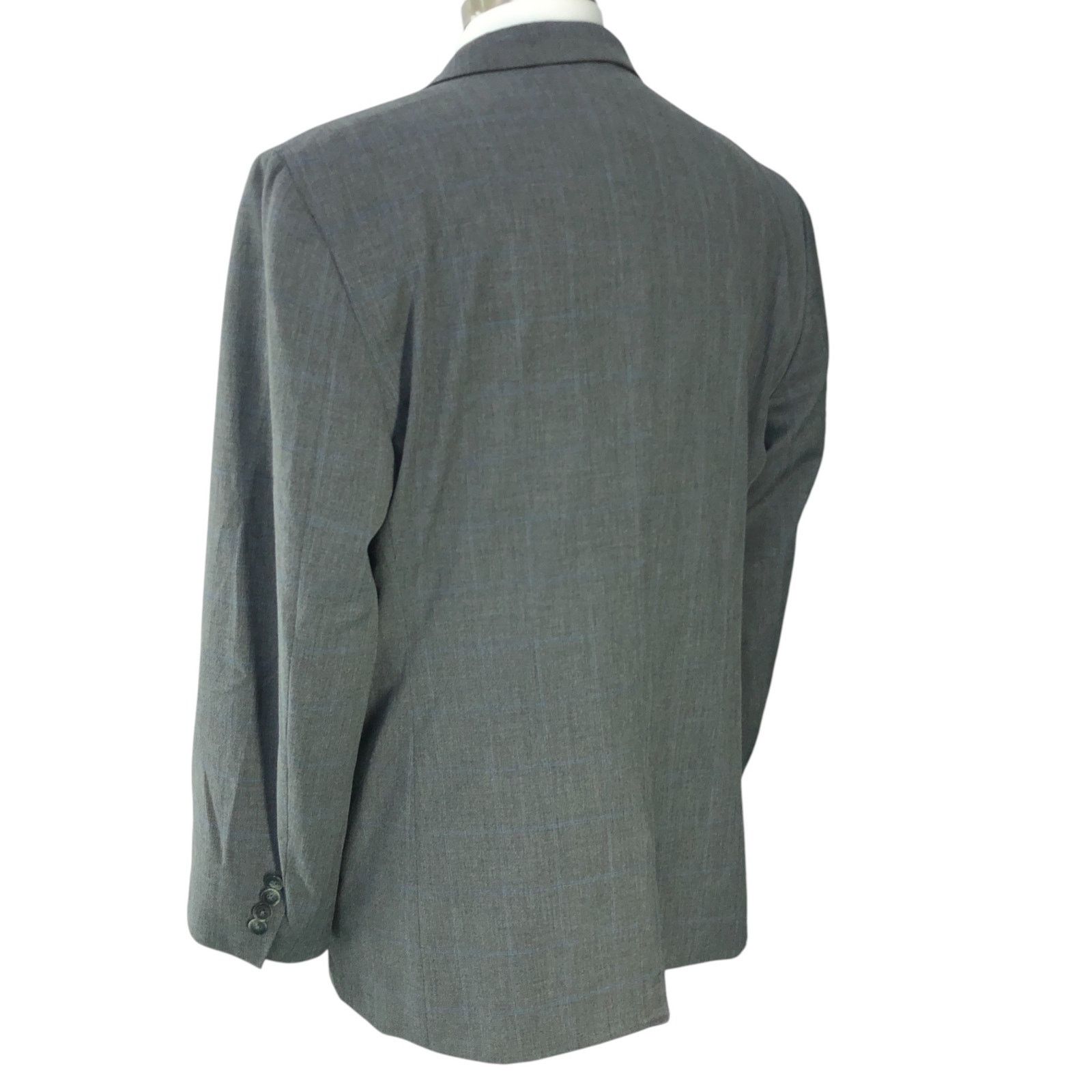 Ben Sherman Ben Sherman Sz 46R Sport Coat Jacket Blazer Burge Windowpane Size 46R - 8 Thumbnail