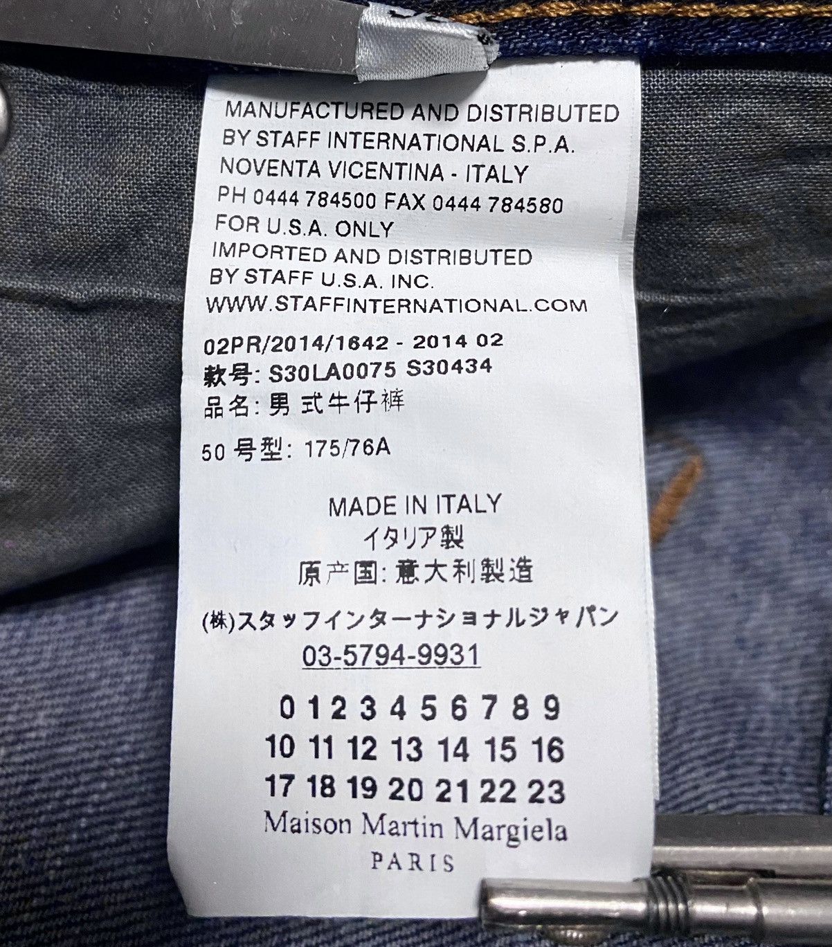 Maison Margiela Maison Martin Margiela ‘14 Main 10 Line Navy Slim Jean Denim Size US 34 / EU 50 - 18 Thumbnail