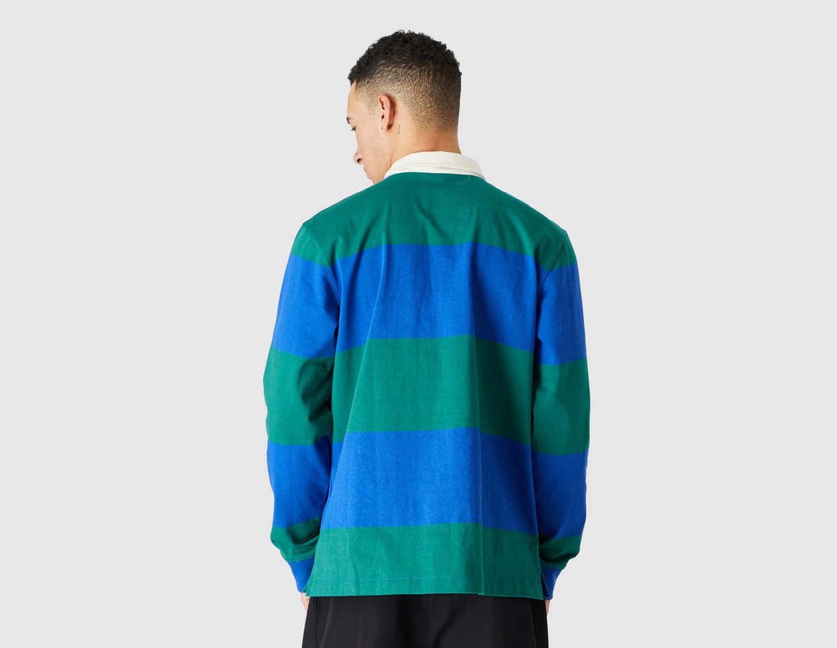 The North Face The North Face Colorblock Big Stripe Logo Rugby Blue Green Size US XL / EU 56 / 4 - 2 Thumbnail