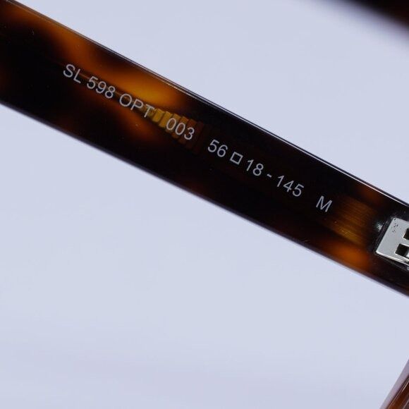 Saint Laurent Paris 🕶️ New Saint Laurent SL598OPT 003 Havana Eyeglasses 56mm Size ONE SIZE - 9 Thumbnail