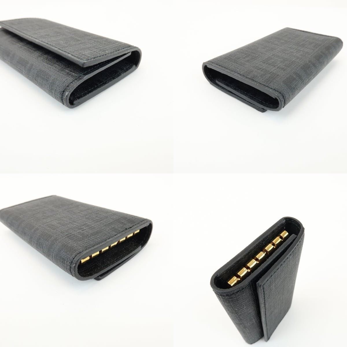 Fendi Fendi Zucca Key Holder Black Size ONE SIZE - 4 Thumbnail