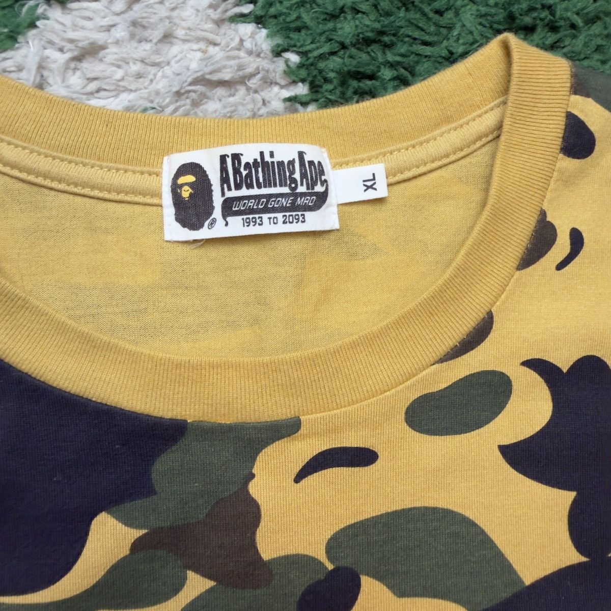 Bape 1st camo all logo tee Size US XL / EU 56 / 4 - 5 Thumbnail