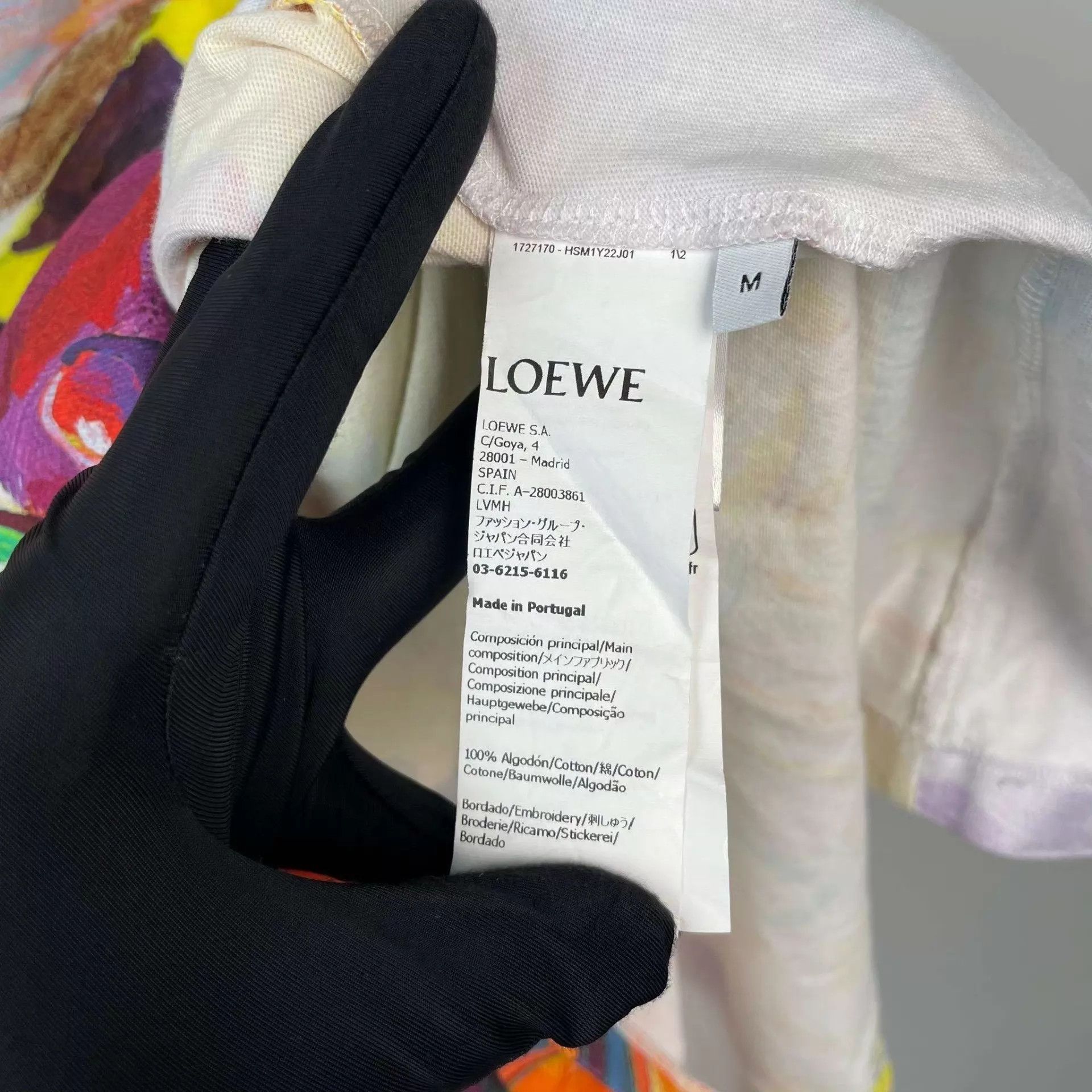 Loewe Loewe graffiti-painted short-sleeve tee M Size US M / EU 48-50 / 2 - 5 Thumbnail