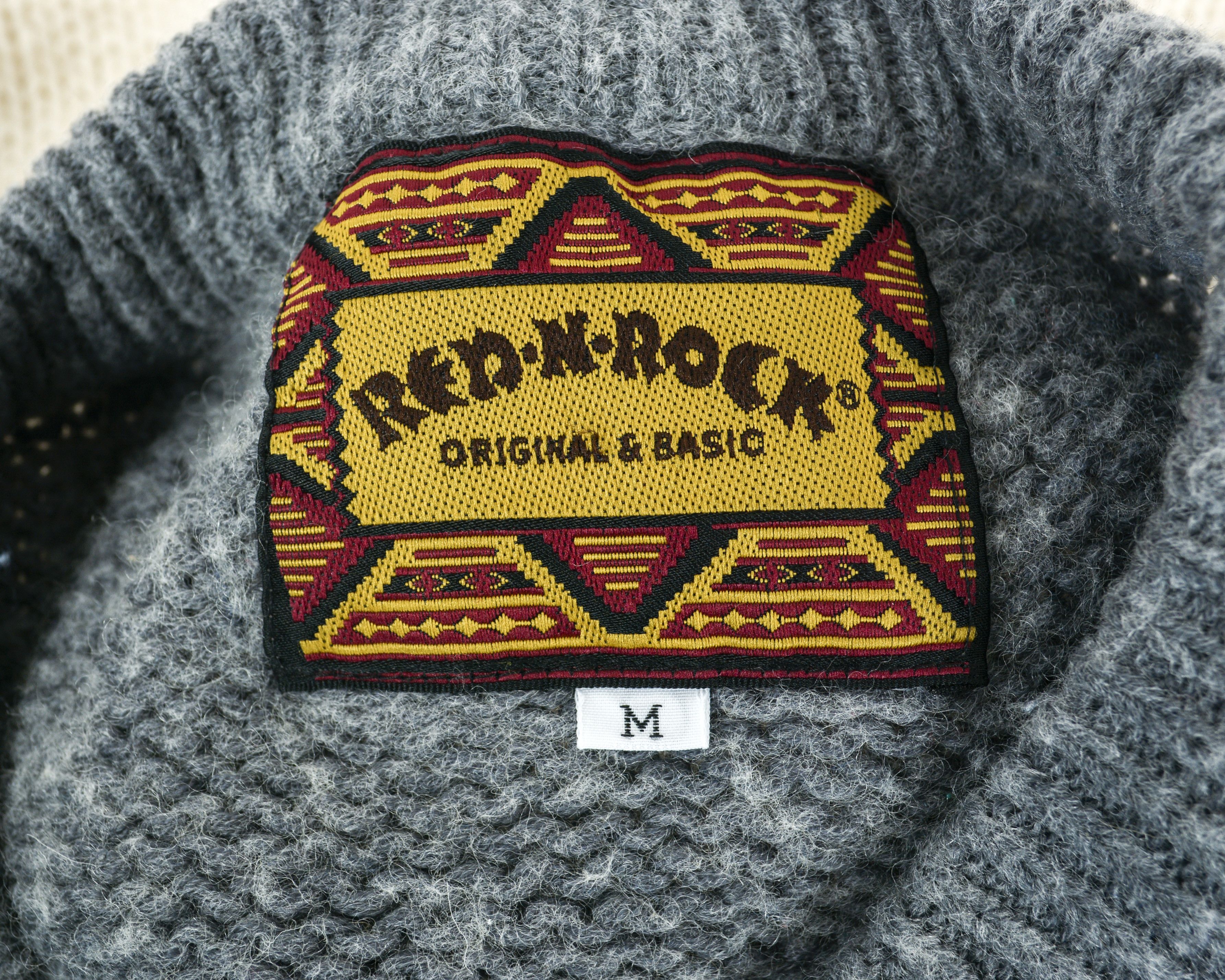 Vintage RED N ROCK Men Sweater Jumper Pullover Wool Retro Nordic Top Size US M / EU 48-50 / 2 - 6 Thumbnail