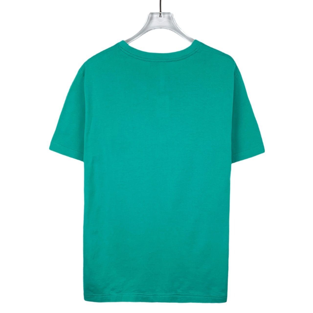 Dior [Dior] Logo Lettering Embroidered Round-Neck Green Cotton Sh Size M / US 6-8 / IT 42-44 - 8 Thumbnail