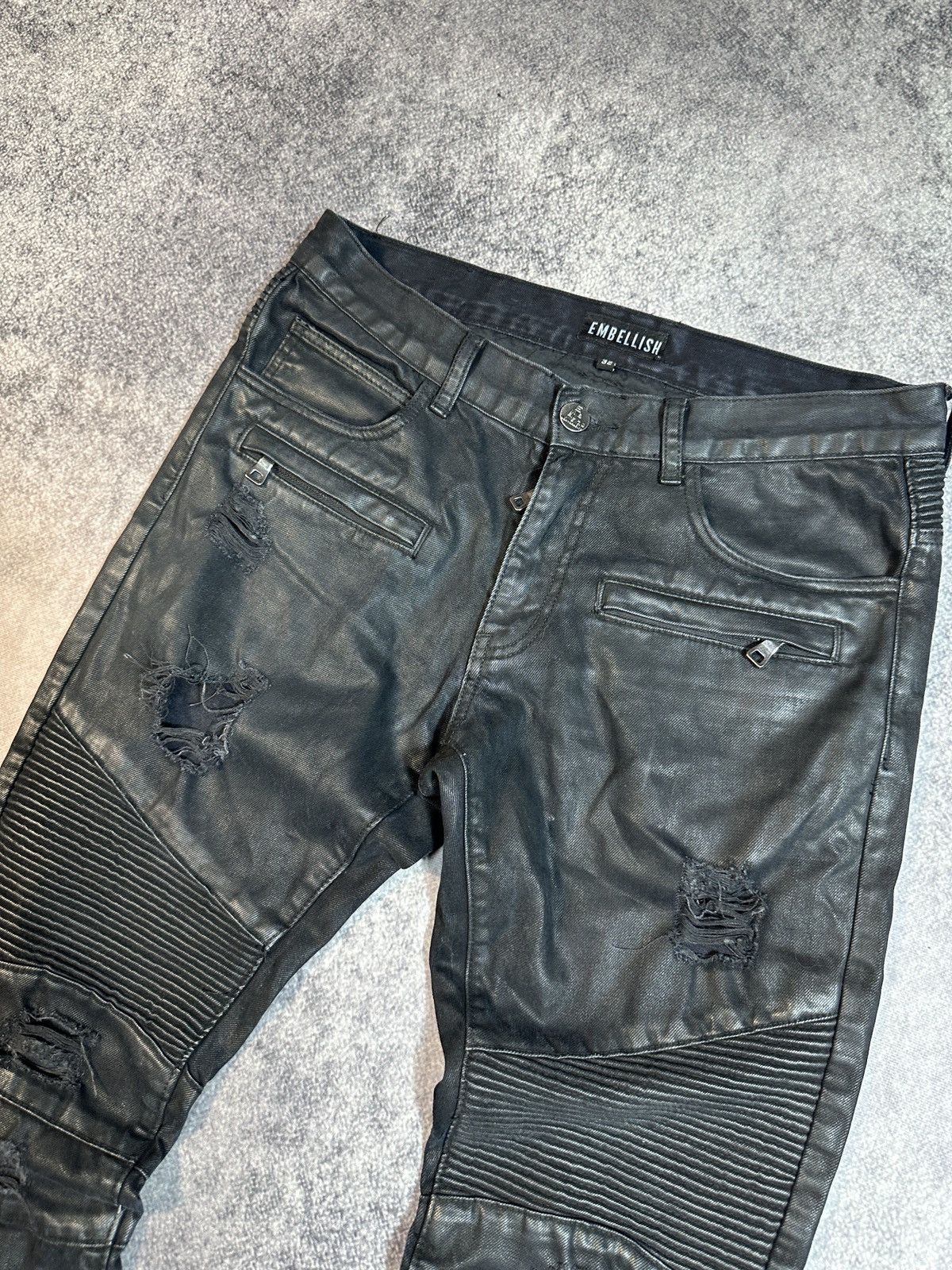 Other Y2K Avant Garde Vintage Distressed Denim Streetwear Rare M Size US 32 / EU 48 - 3 Thumbnail