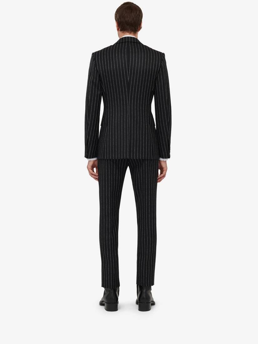 Alexander McQueen o1w1db10725 Neat Shoulder Single-Breasted Jacket in Black Size US XL / EU 56 / 4 - 4 Thumbnail