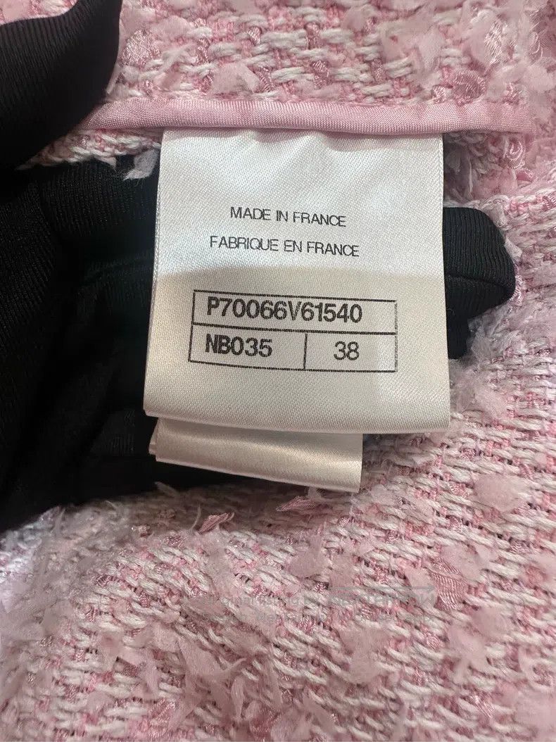 Chanel Chanel 21C early spring pink tweed long coat Size XS / US 0-2 / IT 36-38 - 4 Thumbnail